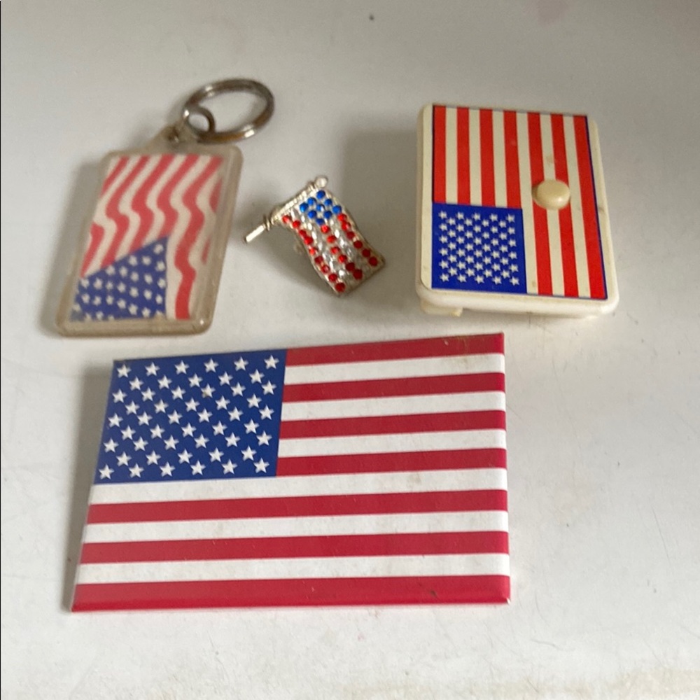 American Flag Accessories Set